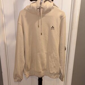MYH Cream Hoodie with Logo